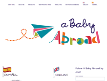 Tablet Screenshot of ababyabroad.com